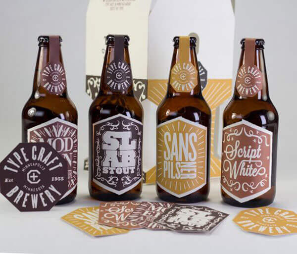 Nietuzinkowe naklejki i etykiety na butelki od piwa