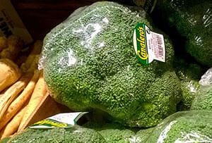 Kolorowe etykiety produktowe na warzywa