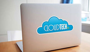 Vlepka na laptopa w koształcie chmury